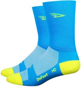 Defeet Aireator Tall Hi-Vis Socks