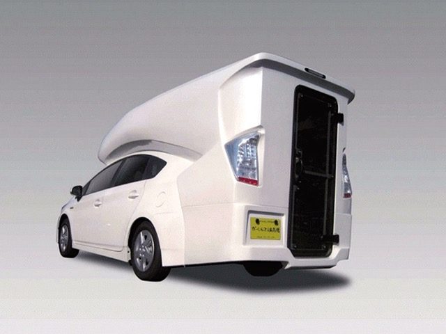 Top Eco Campers - Prius Camper reverse