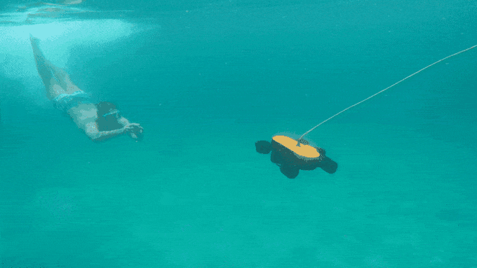 Titan Underwater Drone - Underwater footage
