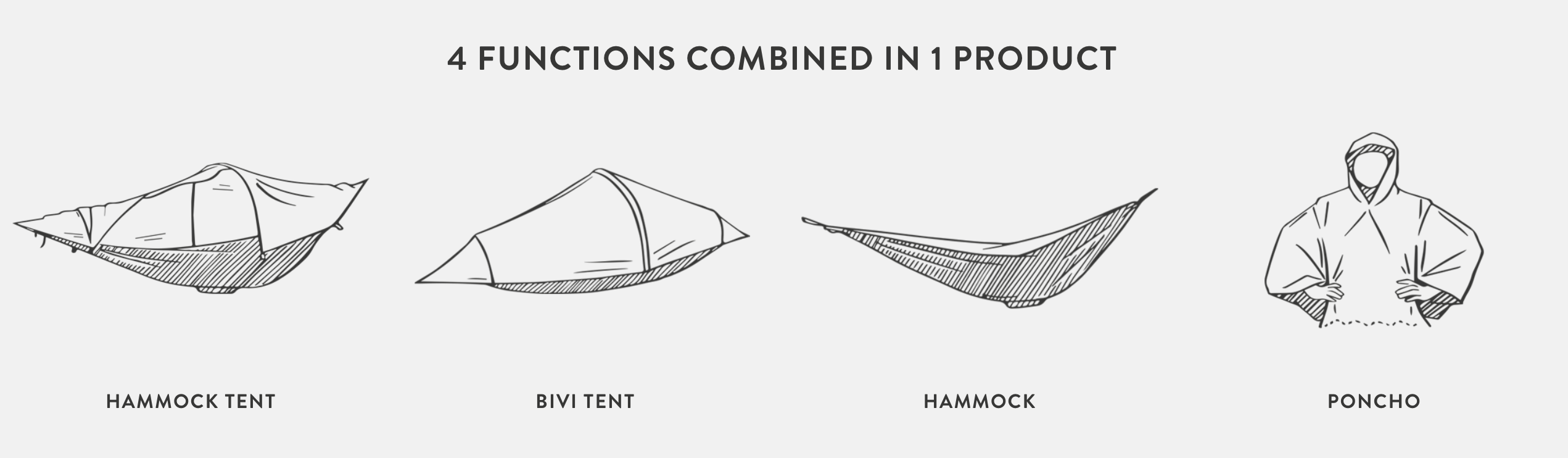 Tent Hammock - 4 in 1