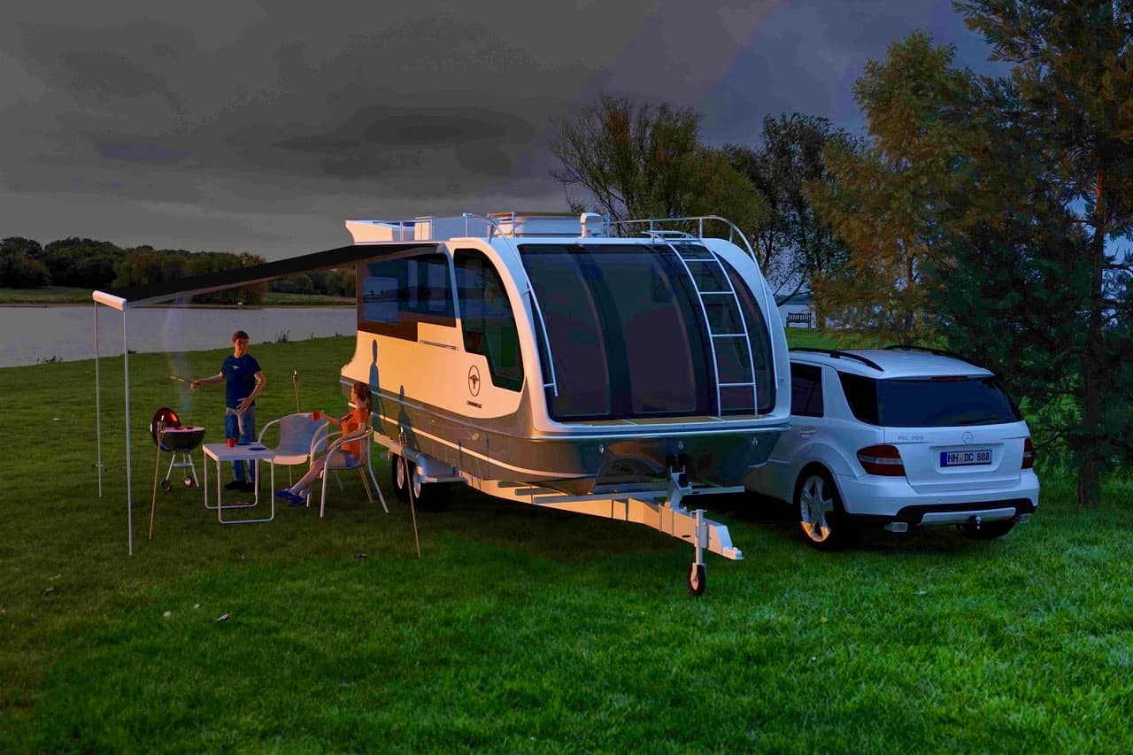 Caravanboat - camping