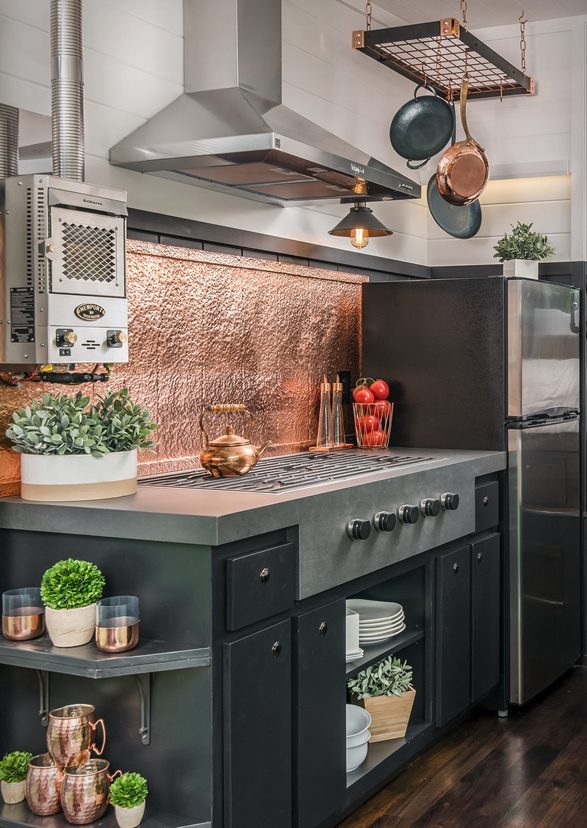 Alternative Living - Escher kitchen hob