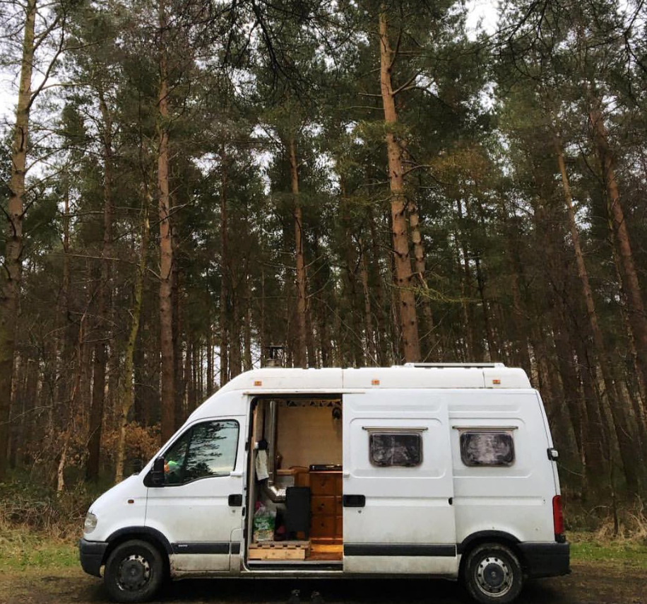 Best van to live in - moving long shot