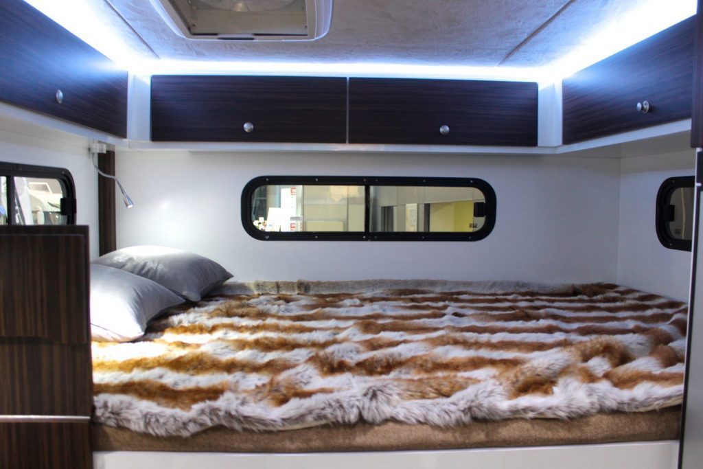 futuristic camper - bed