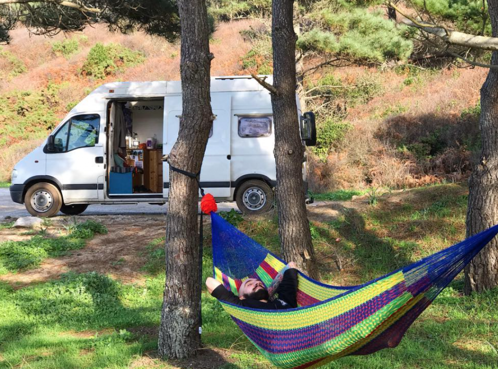 van life costs - relaxing