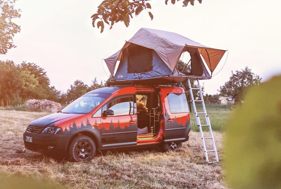 The VW caddy camper - small campers