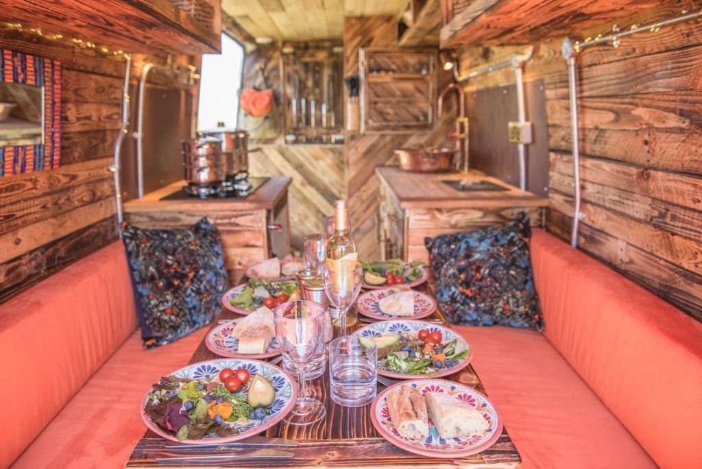 Inside a quirky campers camper  - Hire A Campervan