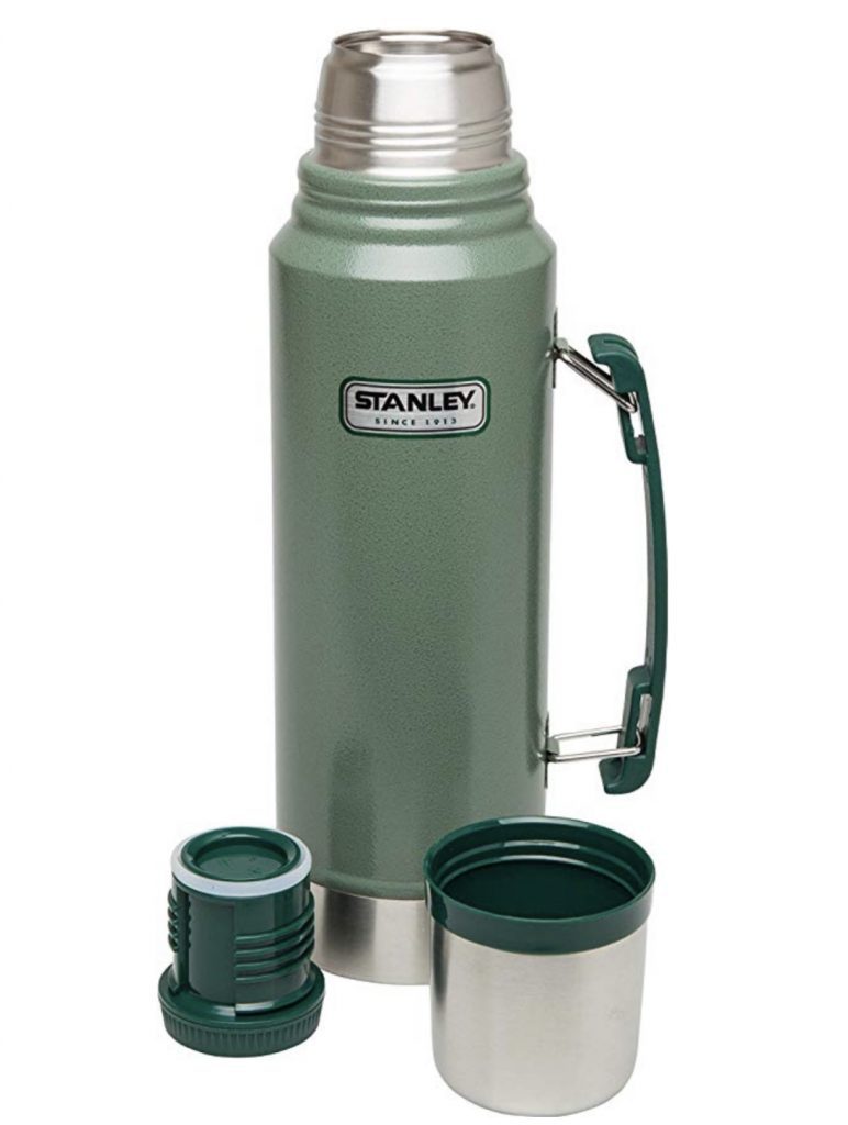 Best Camping Flasks- green stanley flask