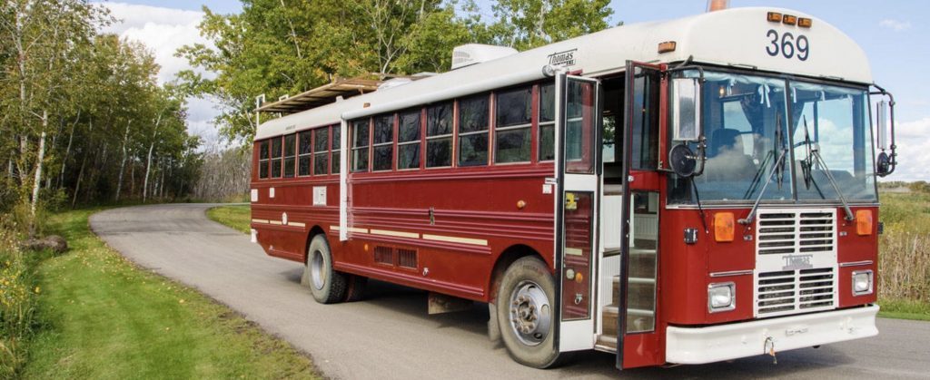 Best RV - Exterior of school bus conversion 