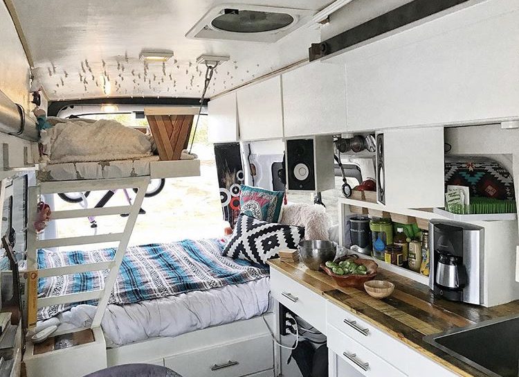 DIY camper van conversions - fite travels van 