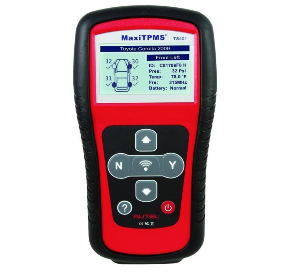 best trailer accessories - a handhel tyre pressure monitoring system with LCD screen