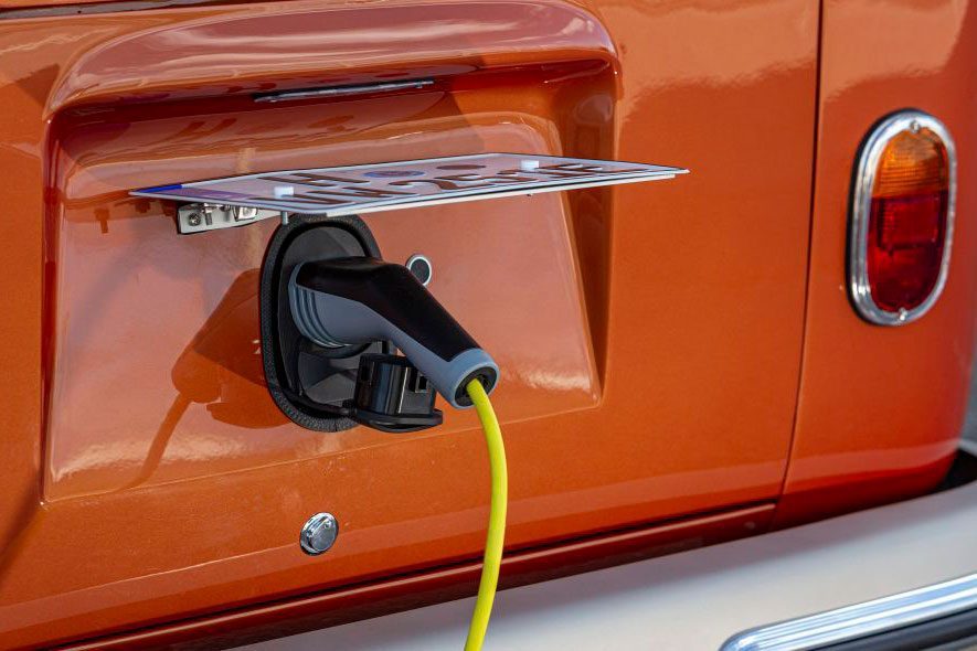 electric microbus charging slot