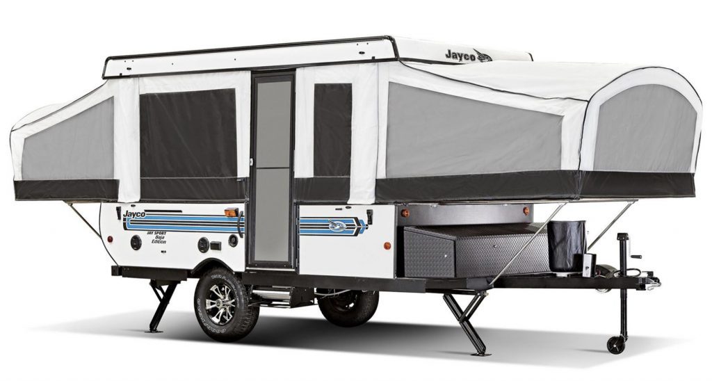 Small pop up campers - jay sport expanded exterior 