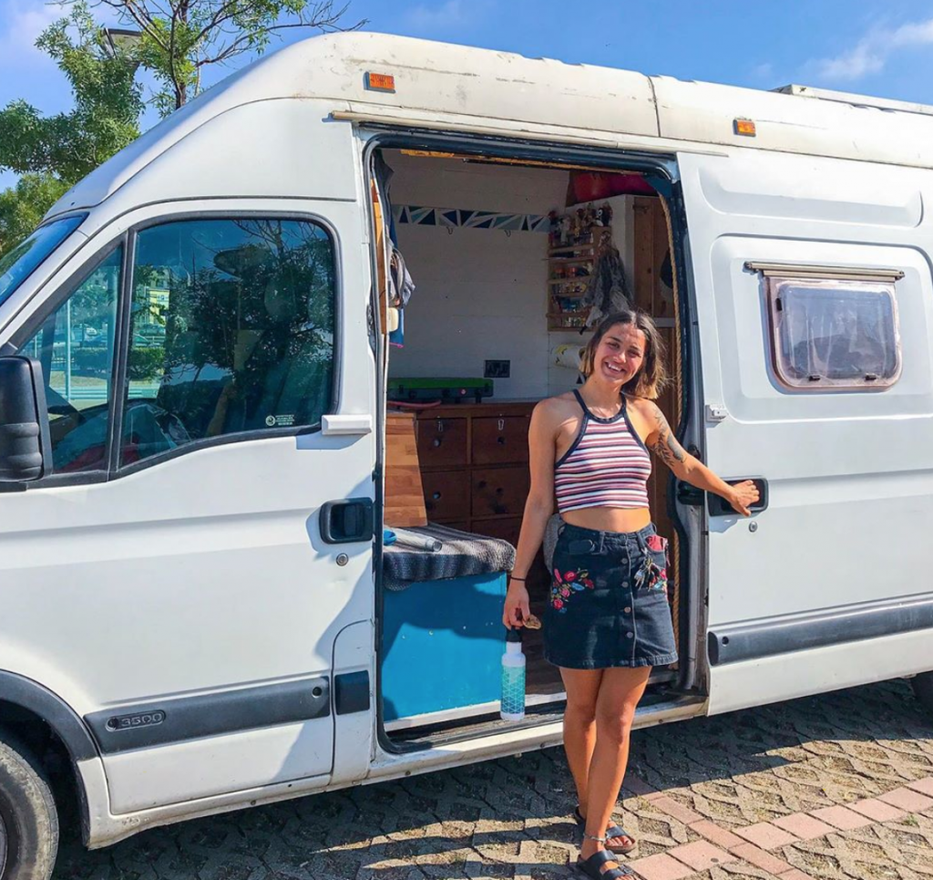How to plan a road trip - Rose by our van
