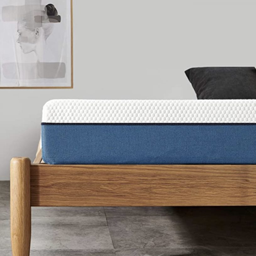 Camper van mattress - mattress on bed 