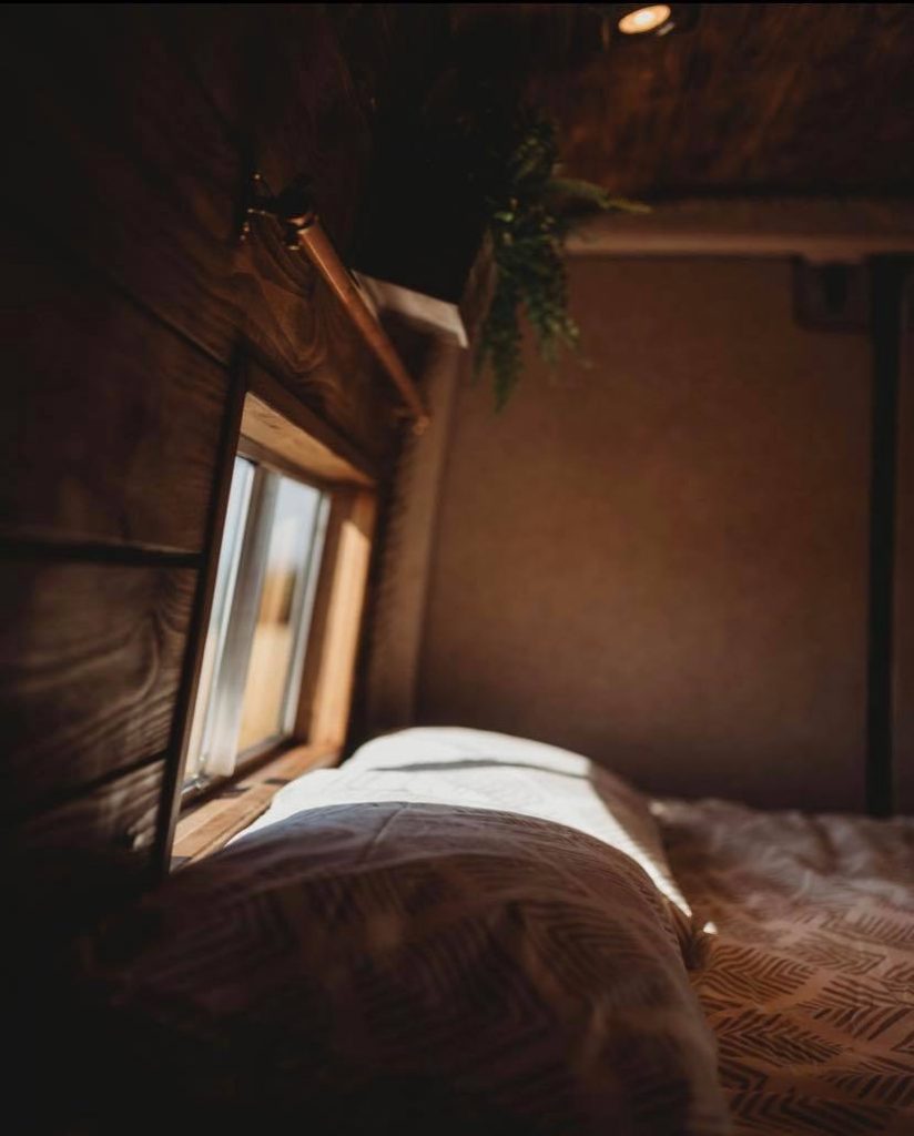 Faith – custom build camper – bedroom design