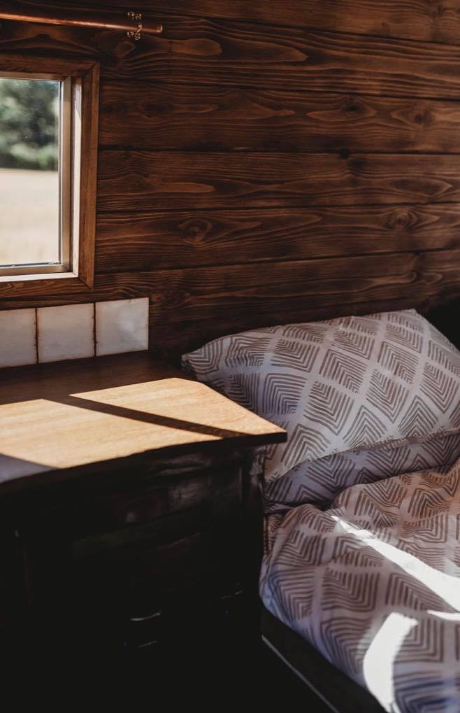 Faith - custom build camper - bedroom