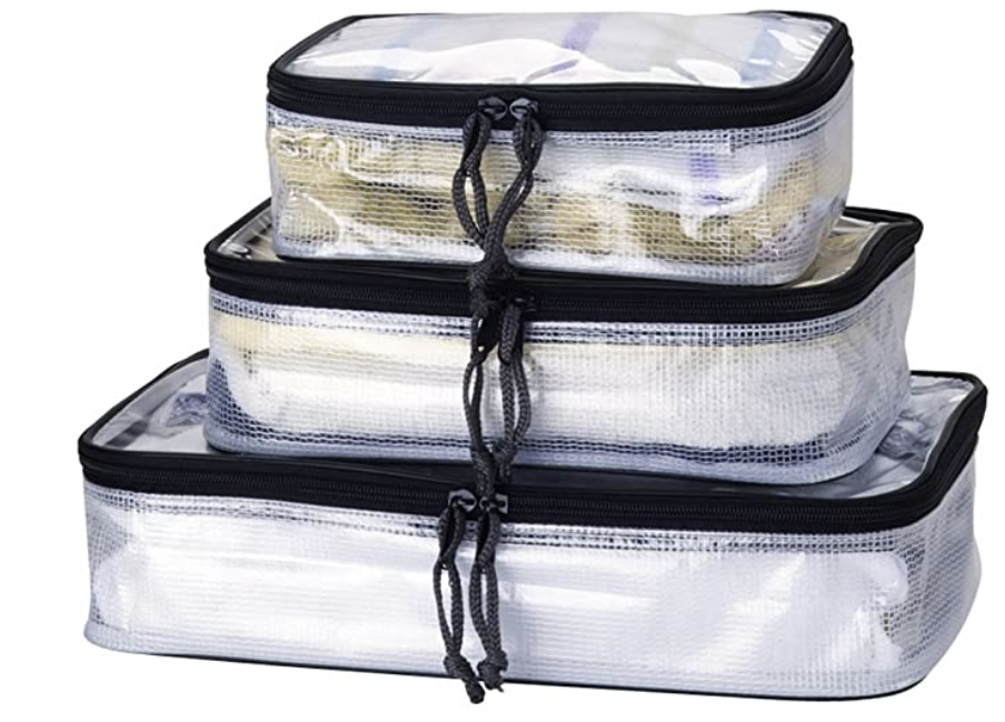 clear packing cubes vanlife stocking stuffer