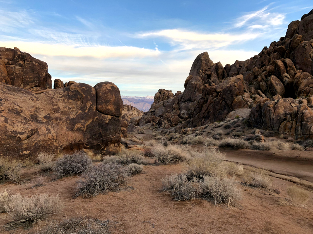 Trails in the Alabama Hills